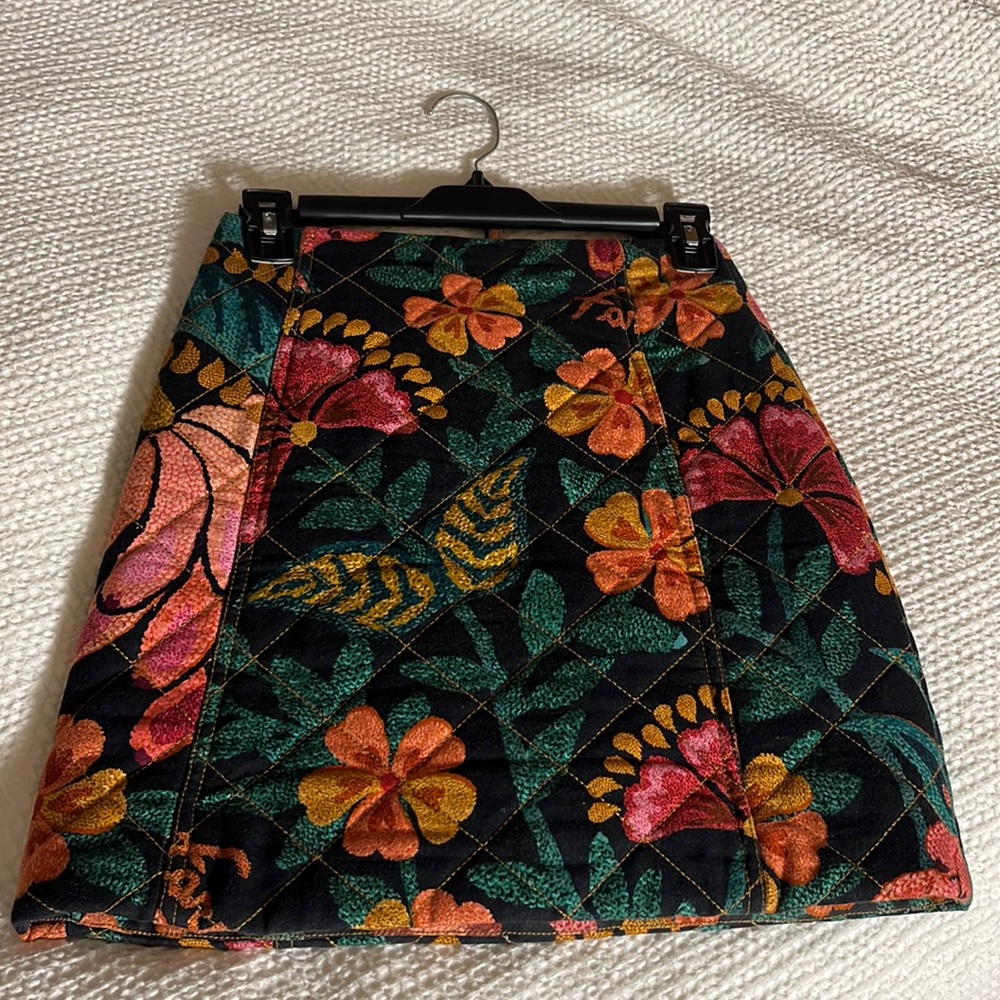 FARM Rio quilted skirt XS